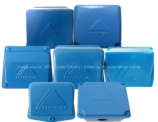 현대 모터 단자박스 정품 규격 및 외형 치수 도면 확인