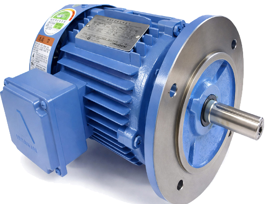 현대일렉트릭 0.75kW 모터 B5 플랜지 부착형 알루미늄 프레임 80M 1HP 전동기