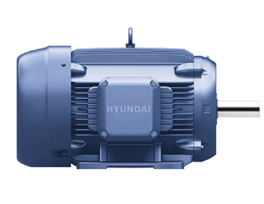현대일렉트릭 45kW 모터 IE3 프리미엄효율 60HP 전동기 측면 이미지