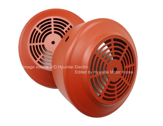 현대일렉트릭 모터 팬커버 11kW~30kW용 160M~180M 프레임 적용