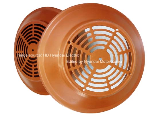 현대일렉트릭 모터 팬커버 37kW~45kW용 200L 프레임 적용